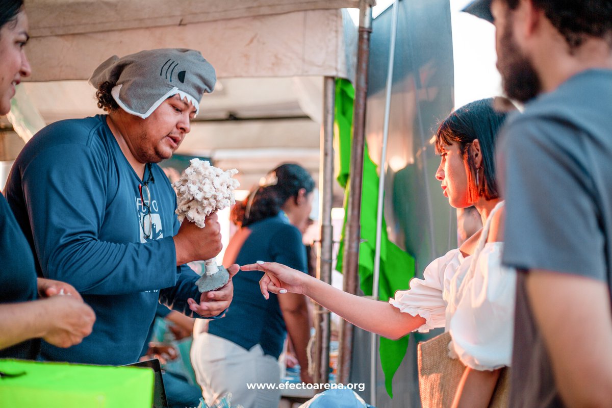 EfectoArena's tweet photo. En el marco del día de los océanos, fuimos invitados a la segunda edición del Festival Sea of Change, en el que compartimos las actividades de educación ambiental que realizamos.
Muchísimas gracias a Nuestros Mares México por la invitación. https://t.co/GrfQJXBjFs