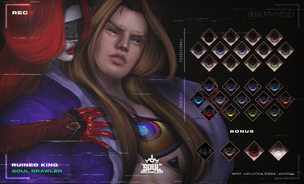 EvaShadowmend's tweet photo. Brawlers, unleash your inner champion with our epic new releases at the Madpea Play Xpo! 

SHADOWMEND brings you the power of the Soul Brawlers in Second Life:

✨ Seamstress Eyes: 13 traditional, 13 fantasy, & 4 BONUS shades! 

✨Ruined King's Eyes: 13 traditional, 13 fantasy, & 4 BONUS shades! 

✨ Ruined King's Mark Tattoo: Embrace the darkness!  (Madpea Punch Pass EXCLUSIVE)

✨ Seamstress's Mark Eyes: 13 traditional, 13 fantasy, & 4 BONUS shades!   (Madpea Punch Pass EXCLUSIVE)

Come join us at the Madpea Play Xpo, Brawler! 

🚕: https://t.co/Ob07I5kBwA