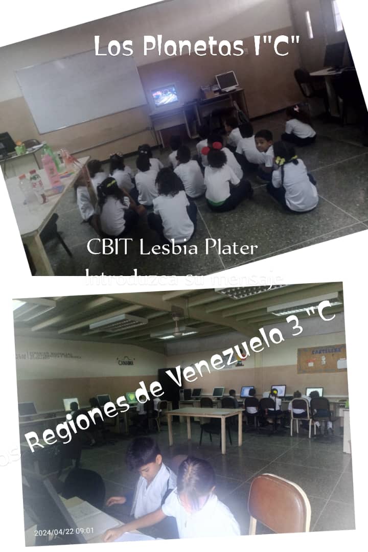 FUNDABITMIRAND's tweet photo. Atención Tecnológica nuestros niños y niñas en el CBIT Lesbia Poster Valles de Tuy
@HectoRodriguez @_LaAvanzadora @Fundabit_ @MPPEDUCACION @leivi24 @NicolasMaduro @rosabecerra3 https://t.co/omRmQMuzBH