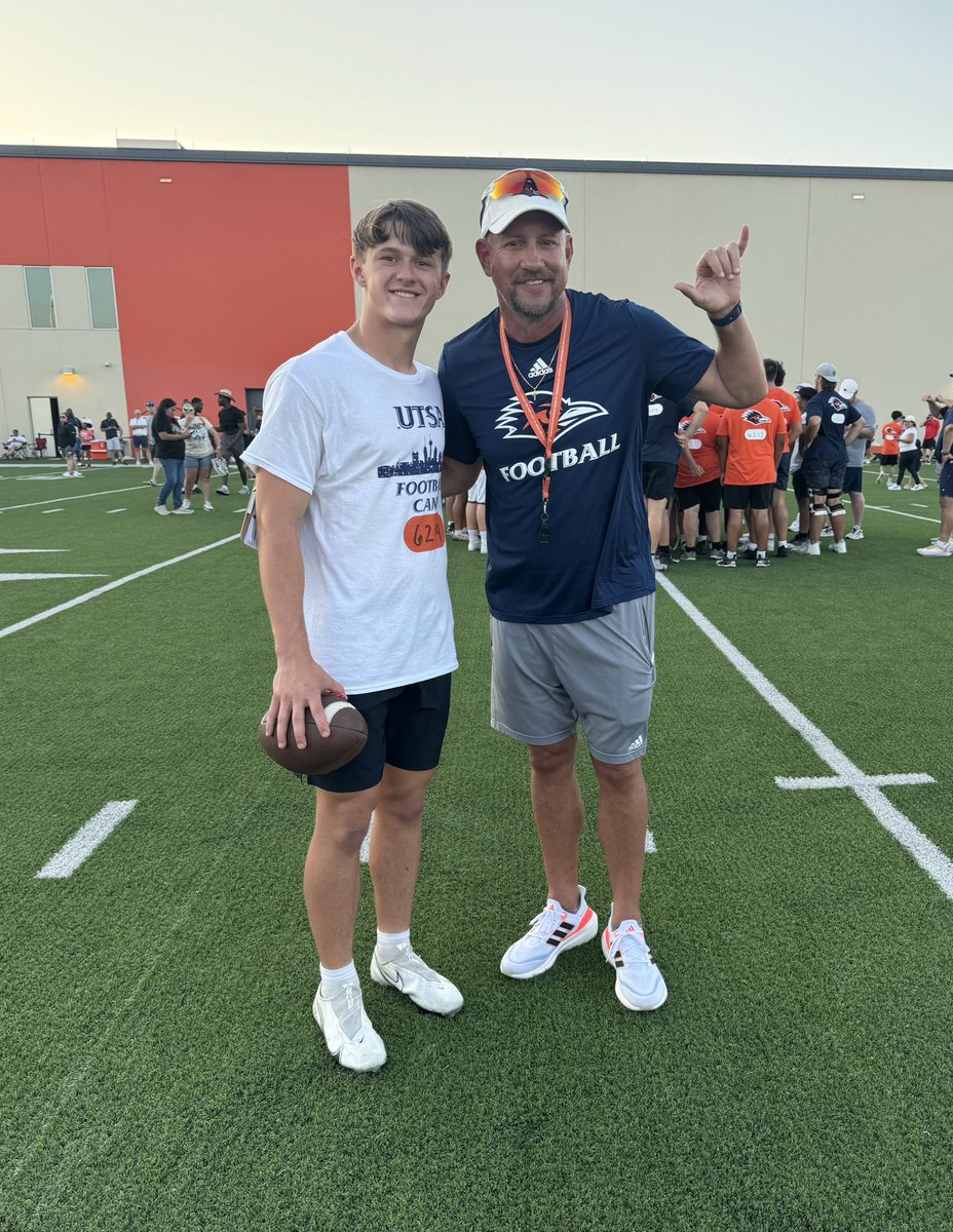 Sawyer Rice (@sawyer_rice07) on Twitter photo Had a great camp at <a href="/UTSAFTBL/">UTSA Football 🏈</a> camp! Can’t wait to come back! <a href="/CoachTraylor/">Jeff Traylor</a> <a href="/Coach_DrP/">Pavit Patel</a> <a href="/nicholasDgraham/">Nick Graham</a> <a href="/CoachJessLoepp/">Coach Jess Loepp</a> <a href="/DuncanDemonFB/">Duncan Demon Football</a> <a href="/CoachTerry12/">Matt Terry</a> <a href="/QBimpact/">QB Impact</a> <a href="/QBHitList/">QBHitList.com</a> <a href="/Legends_Jacob/">Jacob Morrison</a> <a href="/PrepRedzoneOK/">Prep Redzone Oklahoma</a> Had a great camp at <a href="/UTSAFTBL/">UTSA Football 🏈</a> camp! Can’t wait to come back! <a href="/CoachTraylor/">Jeff Traylor</a> <a href="/Coach_DrP/">Pavit Patel</a> <a href="/nicholasDgraham/">Nick Graham</a> <a href="/CoachJessLoepp/">Coach Jess Loepp</a> <a href="/DuncanDemonFB/">Duncan Demon Football</a> <a href="/CoachTerry12/">Matt Terry</a> <a href="/QBimpact/">QB Impact</a> <a href="/QBHitList/">QBHitList.com</a> <a href="/Legends_Jacob/">Jacob Morrison</a> <a href="/PrepRedzoneOK/">Prep Redzone Oklahoma</a>