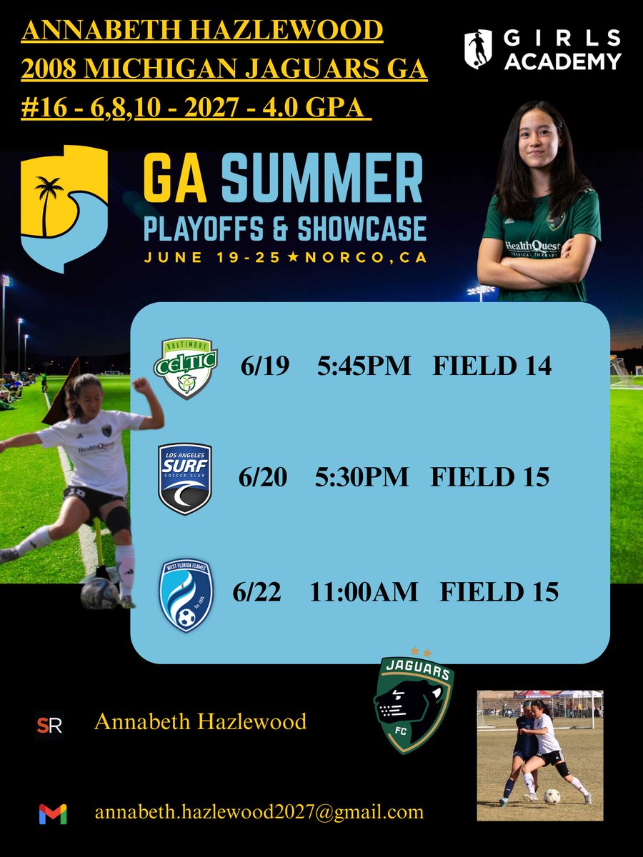 5 days out from our first game at the GA Summer Showcase!