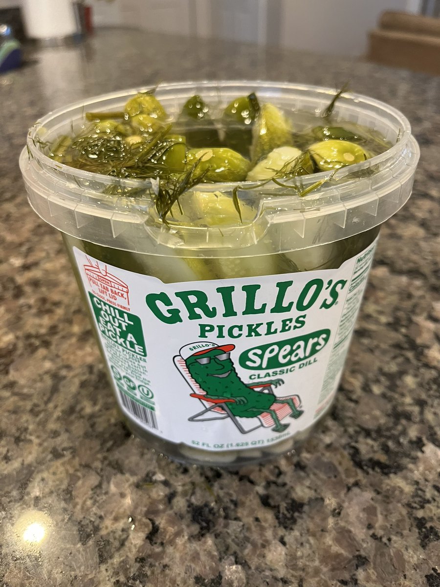 Chill out eat a pickle