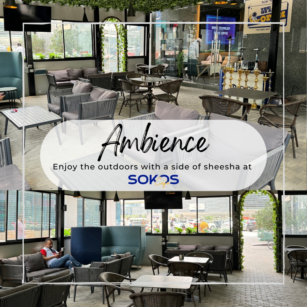 Experience VIP treatment at the perfect sheesha place in Sokos Cafe! The ambiance is top-notch, giving you all the feels, plus enjoy exclusive offers with your sheesha experience.

📍Location in the Bio link

#SokosCafe #MustVisitCafe #SheeshaVibes #VIPExperience