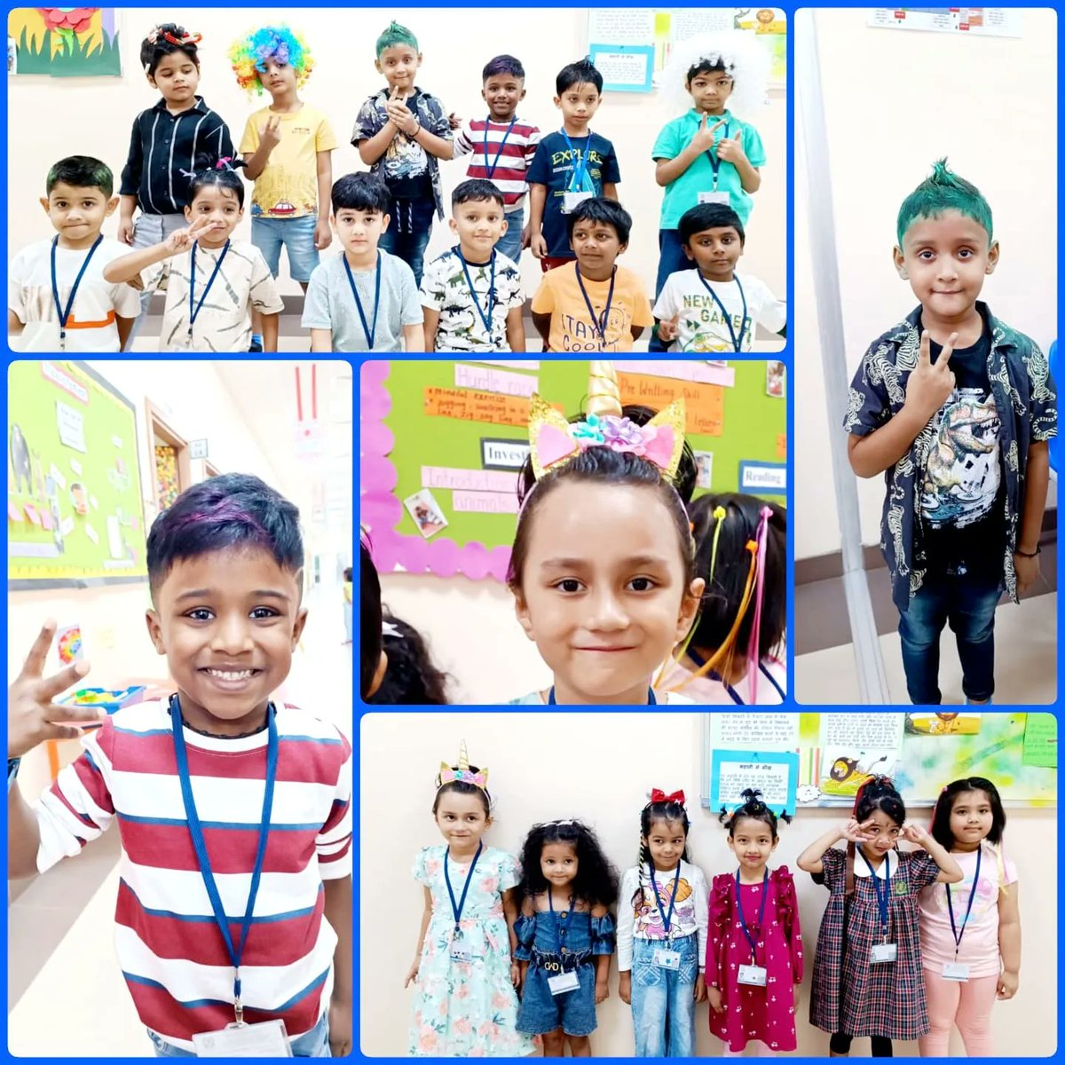 dpsrak's tweet image. Delhi Private School RAK Kindergarten celebrated Funky Hair Day, encouraging self-expression and creativity. Our young fashionistas showcased their unique styles with colorful spikes and glittery braids, rocking the runway with confidence and joy.#DPSRAK #Kindergarten