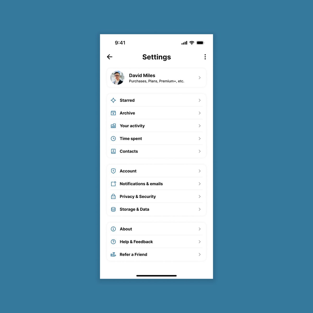 spkanungo's tweet photo. ✱ Settings page // Daily UI 007
.
.
.
.
.
#DailyUI https://t.co/WAzDq3uVR8