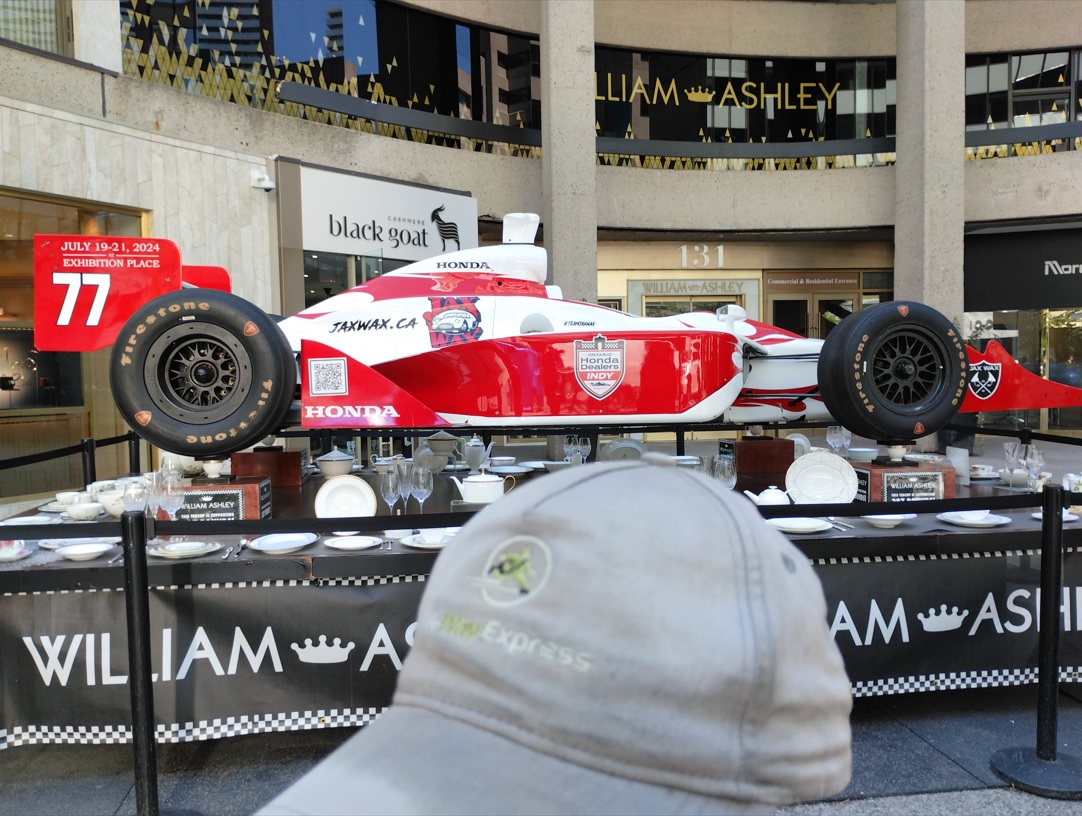 It's not an A-Way Express new delivery vehicle but wouldn't that be cool if it was?

We would also like to wish all the dads a Happy Father's Day this weekend.
@hondaindy 
<a href="/WilliamAshleyCo/">William Ashley</a> 

#smallbusiness #fathersday #racecar #hondaindy