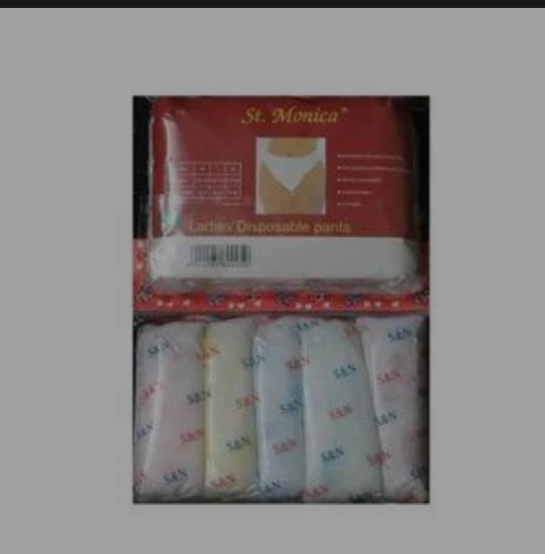 BB_Tairah's tweet photo. New in✨✨
St.monica ladies' disposable pant (5 in a pack) comes in two types 

Size: M,L, XL, and XXL 
Price: with pad #3500 per pack ,without pad #3,000

LIMITED STOCK https://t.co/IUxKxtNrGz