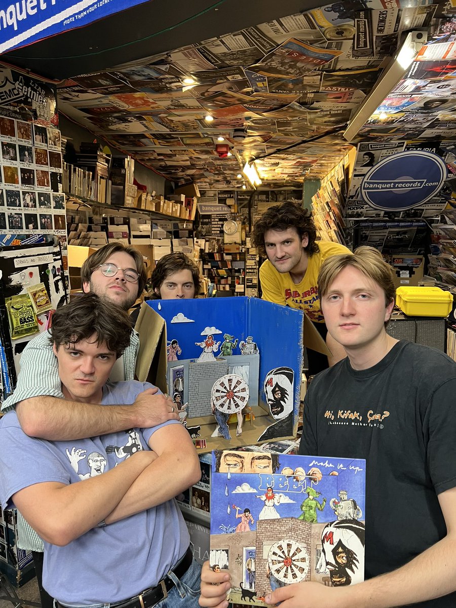 Feet at Banquet on the day of release of new album Make It Up