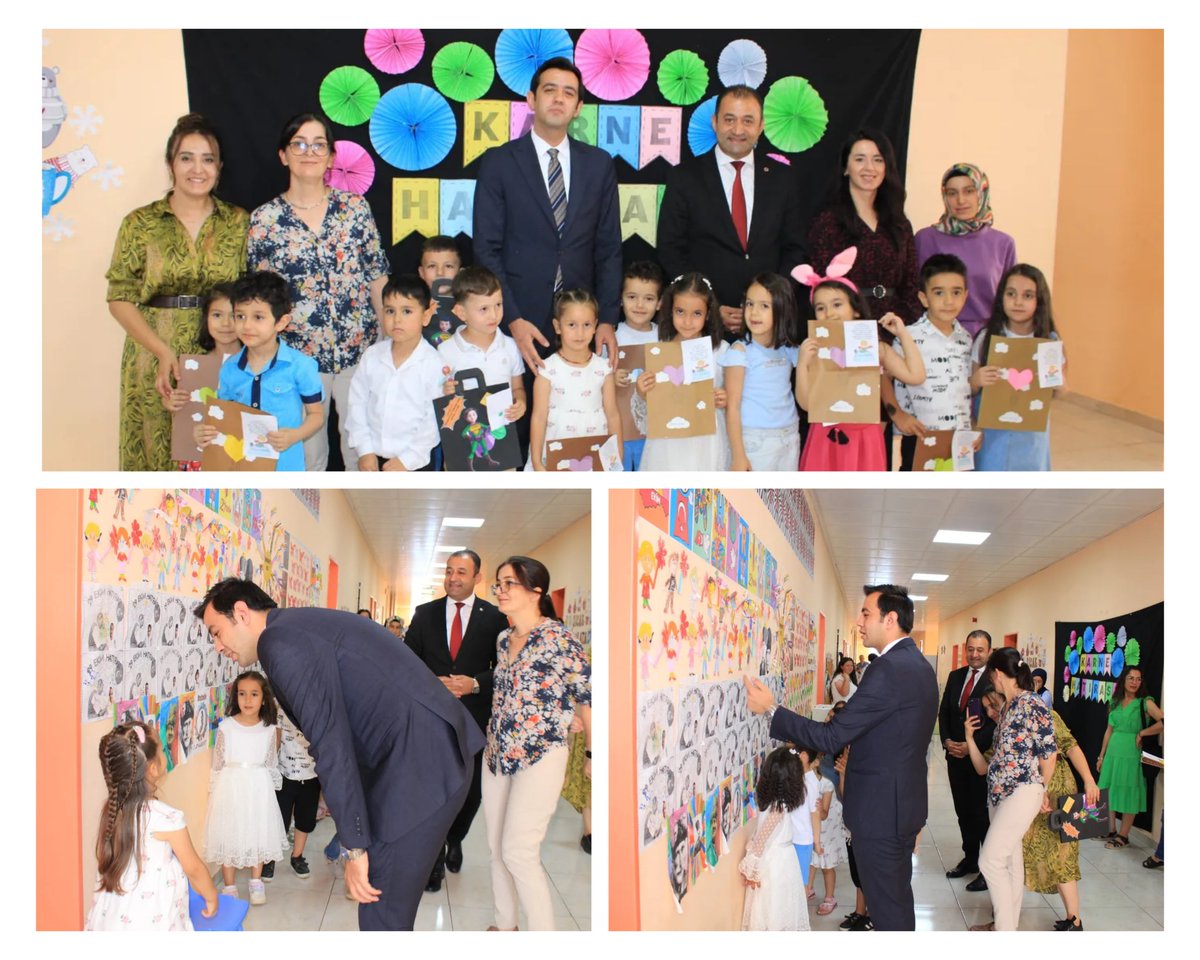sutculer_gov_tr's tweet photo. Kaymakamımız Sayın Mahmut KORKMAZ, İlçe Milli Eğitim Müdürü Ercan AKKAN ile birlikte ilçemiz Merkez Ortaokulu, Şehit Recep KESİKTAŞ İmam Hatip Ortaokulu ve Fevzi ERİNÇ Anaokulunda  düzenlenen 2023-2024 Eğitim ve Öğretim Yılı yıl sonu Karne Törenine katıldı. https://t.co/VTE9zGvgqd