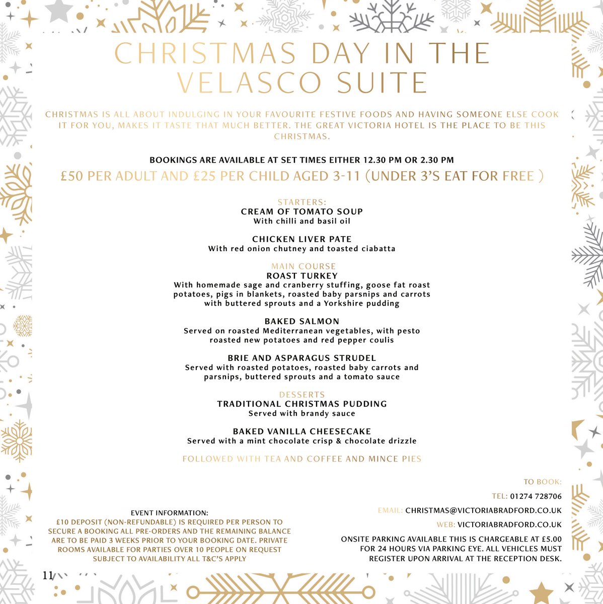 Christmas is all about indulging in your favourite festive foods and having someone else cook it for you, makes it taste that much better ✨  The Great Victoria Hotel is the place to be this Christmas 🎄🎁🥂✨
