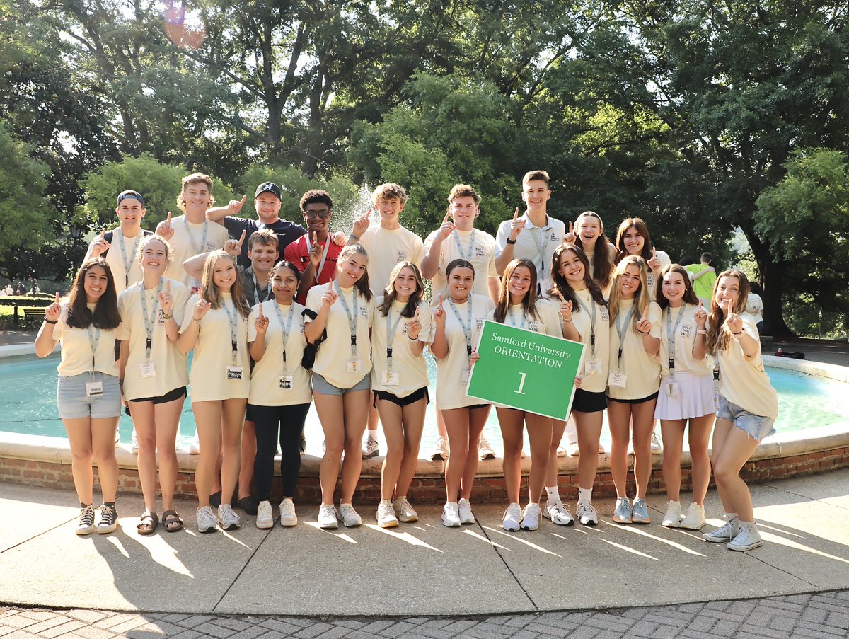 WEEK TWO ✅ Sessions III and IV, you were a blast!

Drop a comment below of your favorite moment of Orientation. 👇  

#ChooseSamford