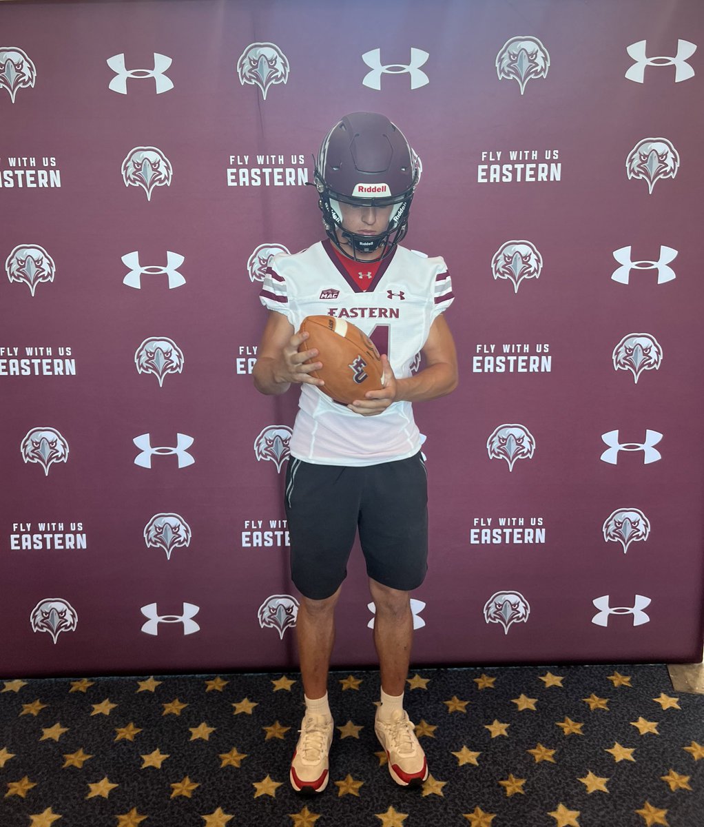 Great visit with <a href="/EUEaglesFB/">Eastern University Football</a> ! Thank you <a href="/CoachNateHinkle/">Nate Hinkle</a> for the invite. Amazing campus and facilities. Thank you to everyone on the coach staff for making it possible. Looking forward to visiting again.
<a href="/ACFootball_Club/">A-C Football</a> <a href="/LebCoSports1/">LebCoSports.com</a> <a href="/AnnvilleCleona/">A-C Dutchmen Athletics</a> <a href="/EPAFootball/">EasternPAFootball</a> <a href="/AC_coachG/">AC Coach Gingrich</a>