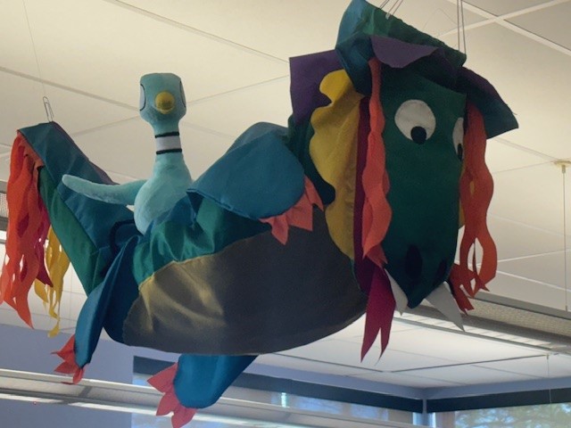.<a href="/The_Pigeon/">The Pigeon</a>  brushed up on computer coding at Parachute Branch of Garfield County Libraries but, unfortunately, was asked to leave after taking an unsanctioned ride on a decorative dragon. The Pigeon gave the visit two wings up!
