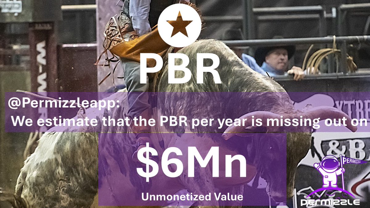 Its amazing how many sports can benefit from the enhance fan experience @permizzleapp provides. Happy Friday everyone words of advice hang on &amp; stay away from the pointy end .<a href="/PBR/">PBR</a>