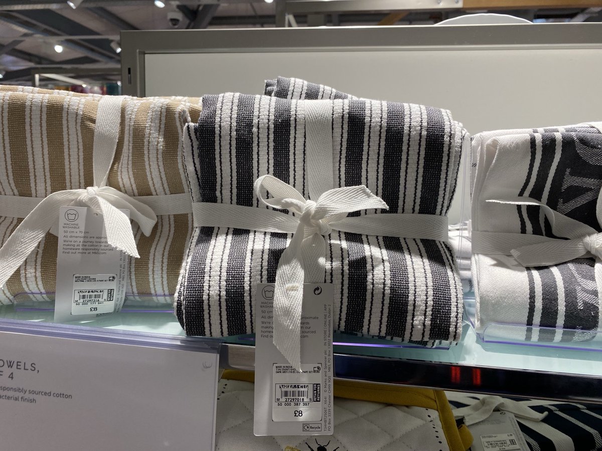 Love to see some tea towels in M&amp;S