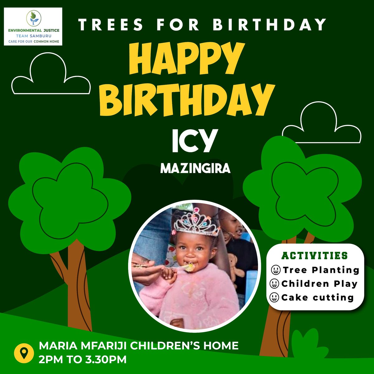 TeamSamburu's tweet photo. Planting trees on your birthday can be a meaningful and environmentally friendly way to celebrate and make a positive impact on the planet. By planting trees and sharing your experience with others, you can inspire others to take action and positively impact the environment. https://t.co/2JYbwuTJYt