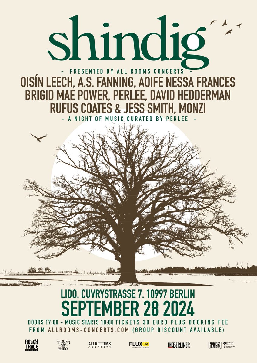 The #Irish are coming  to #BERLIN for this wonderful lineup of artists curated by the fantastic <a href="/perleemusic/">Perlee</a> 

<a href="/IBN_Berlin/">IBN-Berlin</a> <a href="/IBNGermany/">IRISH BUSINESS NETWORK GERMANY</a> <a href="/FailteIntMedia/">FailteIrl Int Media</a> <a href="/ittn_ie/">Ireland's Travel Trade Network</a> <a href="/visitberlin/">visitBerlin</a> <a href="/irlembberlin/">Ireland Embassy Berlin</a> <a href="/culture_ireland/">Culture_Ireland</a> <a href="/ZeitgeistIrland/">Zeitgeist Irland 24</a> <a href="/EntdeckeIrland/">Entdecke Irland</a>