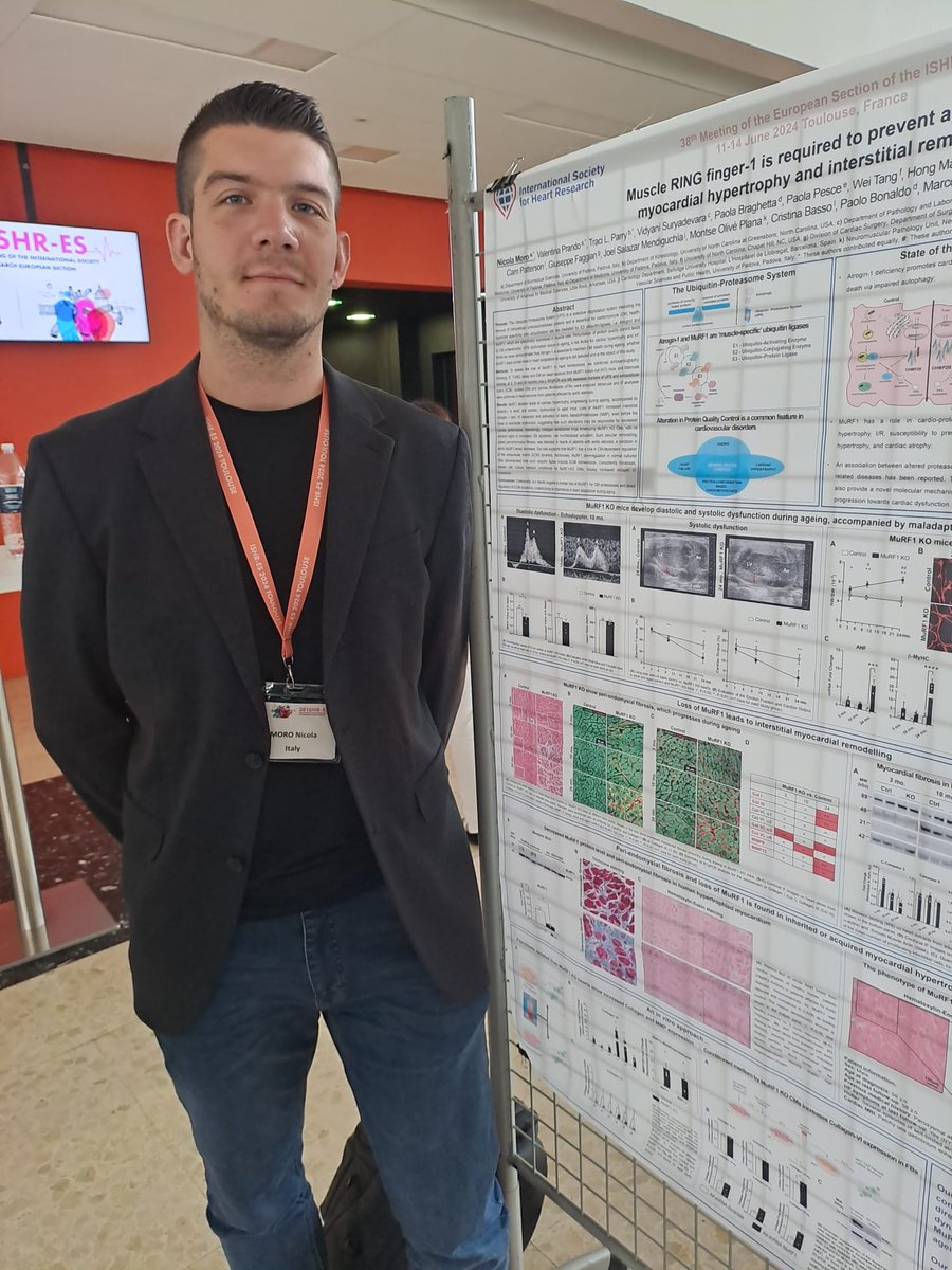 Nicola Moro (@nicolamoro93) on Twitter photo I had the privilege of presenting my poster at the 38th meeting of the <a href="/ISHR_ES/">ISHR European Section</a> in #Toulouse. It was an honor to share my findings with other researchers from all Europe in such a friendly and nice enviornment!
Can't wait for the next one in Nara (JP) 🇯🇵
#ISHR2024 I had the privilege of presenting my poster at the 38th meeting of the <a href="/ISHR_ES/">ISHR European Section</a> in #Toulouse. It was an honor to share my findings with other researchers from all Europe in such a friendly and nice enviornment!
Can't wait for the next one in Nara (JP) 🇯🇵
#ISHR2024