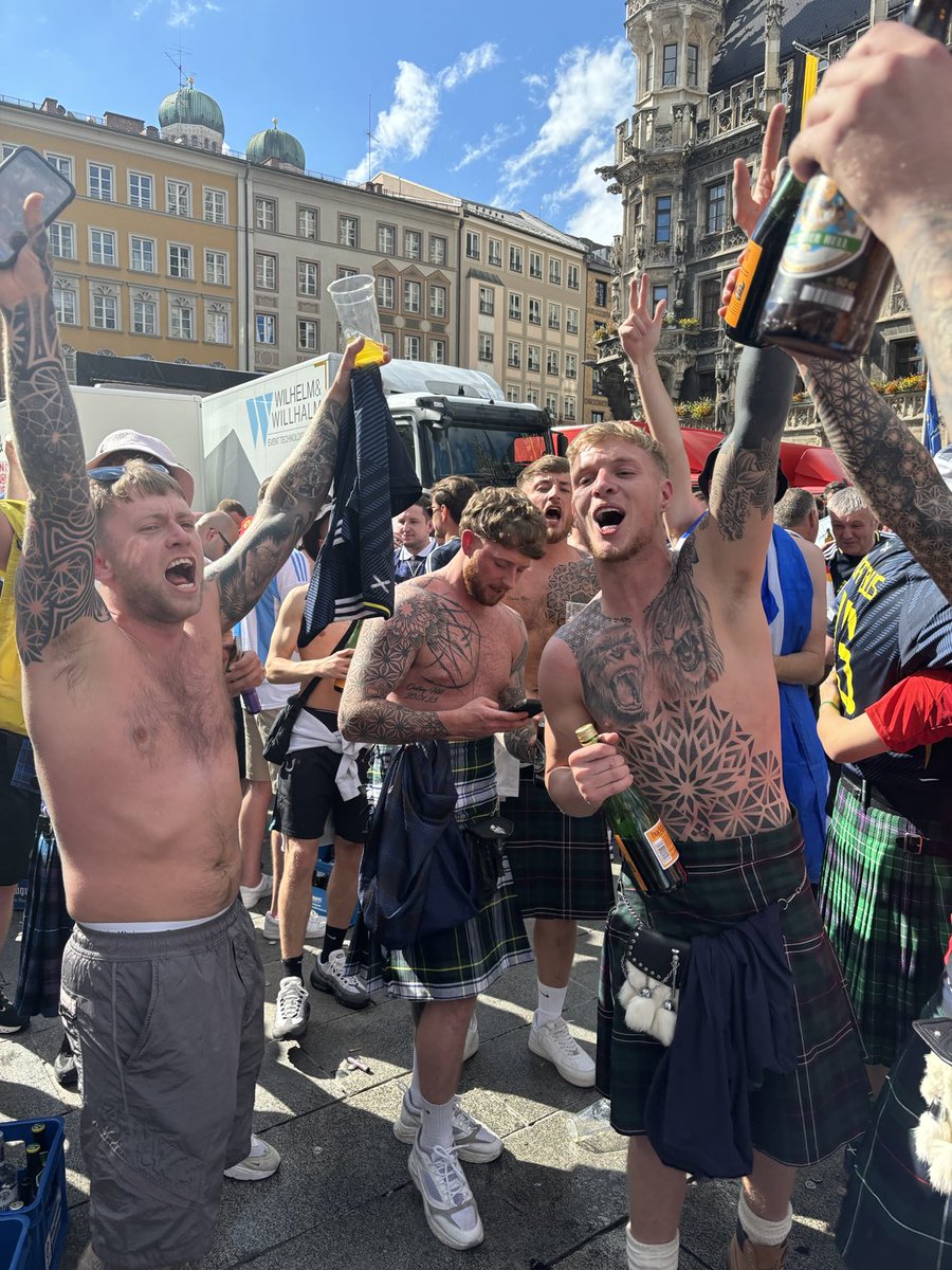 "No Scotland...No Party!'  #munich #scotland #germany #EURO2024