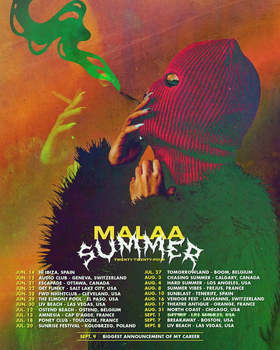 Malaamusic's tweet photo. 🏝️ SUMMER 2024 🏝️ https://t.co/vfuS0gqHeK