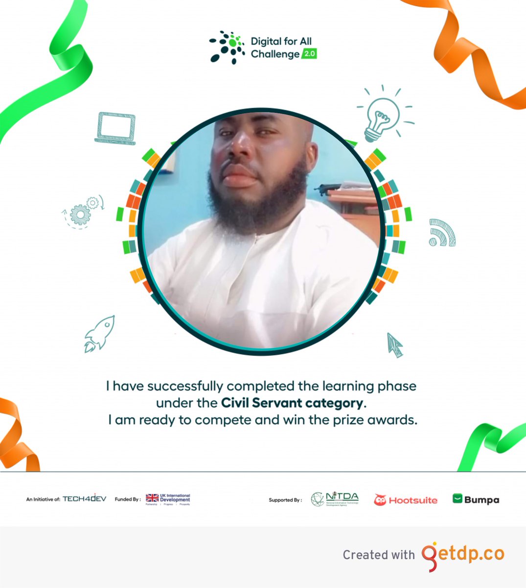 AdojaGodwin's tweet image. It&apos;s am experienced you would want to have. DigitalForAll 2.0 is all encompassing. I Adoja Godwin, will always be grateful to Tech4Dev 
#DFAChallenge2.0    #DigitalforAllChallenge