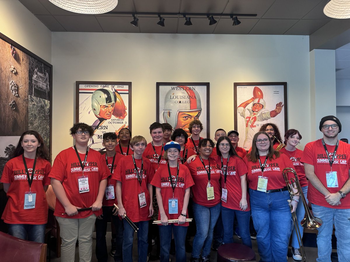 WarrenEastBands's tweet photo. So proud of all of the 18 @WEHSRaiders and @WEMS_Raiders students at the @wku Hilltopper Summer Music Camp! https://t.co/tkDDnHl2R1