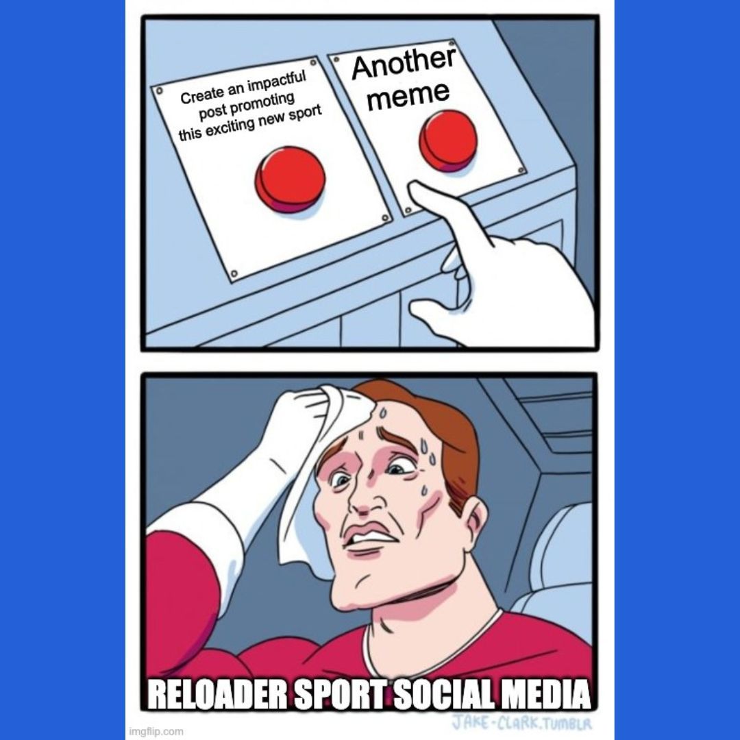 ReloaderSport's tweet image. We&apos;re getting Fit for Survival playing our new #sport , but also having a good time #reloadersport #memes #meme