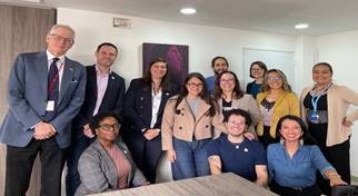 CanadaColombia's tweet photo. A delegation from @CitImmCanada visited 🇨🇴 @CanadaColombia for meetings with @AcnurColombia, @OIMColombia, @OITAndina and other partners who are implementing Canada-funded 🇨🇦 capacity-building projects to support the integration of migrants. https://t.co/8m5e0Nyrb1
