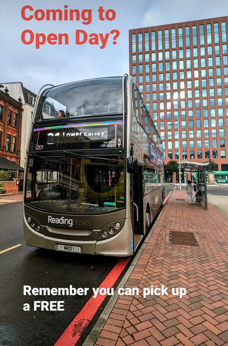 Tomorrow is our 2nd open day this month! Sign up for a last minute spot &amp; get our free shuttle to the campus from the station! 

reading.ac.uk/ready-to-study…