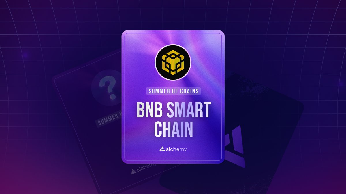 🗣️ Calling all BNB Smart Chain developers 🗣️

Alchemy is now supporting <a href="/BNBCHAIN/">BNB Chain</a> ☀️⛓️

RPC, Subgraphs, and more are accessible from the Dashboard.

dashboard.alchemy.com/signup/?a=bsc
