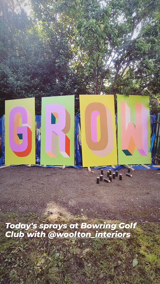 Todays sprays <a href="/BowringClub/">Bowring Golf Club</a> with @wooltoninteriors #zapgraffiti