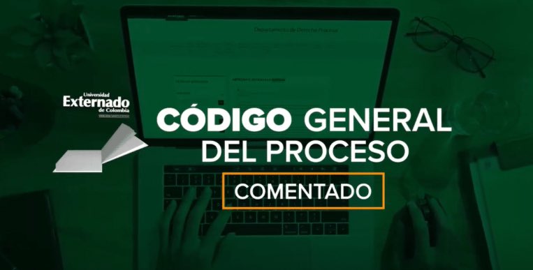 procesal.uexternado.edu.co/codigo-general…

📲 Invitados todos a consultar el Código General del Proceso Comentado en su versión digital.

¡Es de libre acceso para todos!

-Departamento de Derecho Procesal de la Universidad Externado de Colombia-

<a href="/ProcesalUEC/">Departamento Derecho Procesal. U. Externado.</a> <a href="/UExternado/">U.Externado</a>
