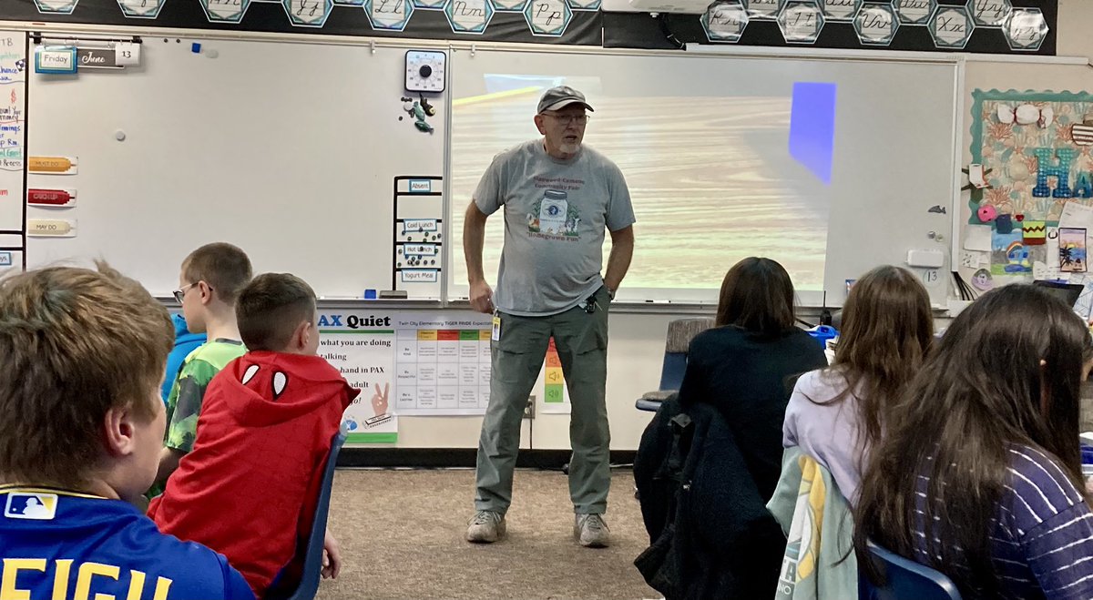 RumbaughSupt's tweet photo. Our transportation team members are the best! Thank you Mr. Owen for sharing your wisdom with TCE 5th graders today. https://t.co/hrifs5aYsB