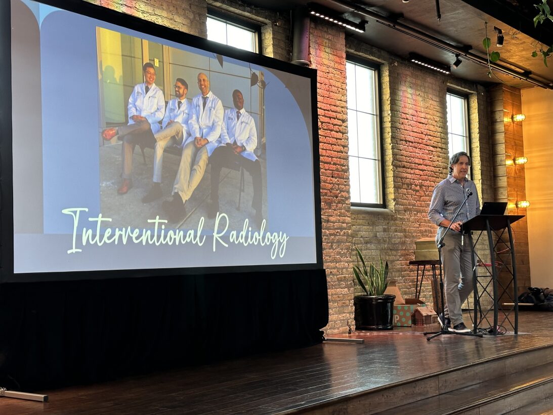 MCW_VIR's tweet photo. Honoring our four @MCW_VIR #graduates at our department-wide #Radiology #commencement ceremony with inspiring words from IR-Independent Program Director @MattScheidtVIR! 🎓✨ Here's to the #futureleaders of #IRad! 🌟 #Graduation2024 #ProudMoment #MedTwitter https://t.co/FsTxzZppIK