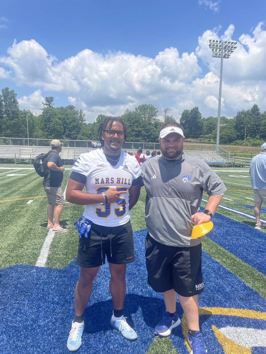 had a great day competing at Mars Hill University, can’t wait to be back‼️<a href="/coachclayisbell/">Clay Isbell</a> <a href="/MarsHill_FB/">MHU Football</a>