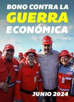 #ENTÉRATE 💳 || Inicia el pago del Bono Contra la Guerra Económica (junio 2024) enviado por el presidente Nicolas Maduro a través de la Plataforma Patria para los trabajadores y trabajadoras de la administración pública activos y jubilados.

✳️ MONTO: 3.280,00  Bs