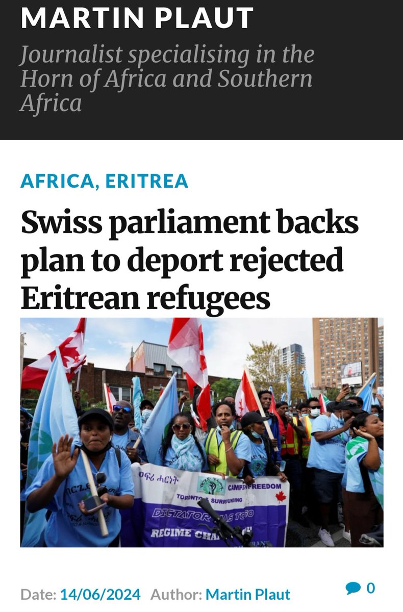SenunaK's tweet photo. #Switzerland 🇨🇭 parliament backs plan to deport rejected Eritrean refugees!
#TransitionalRepression #Eritrea
#NoMorePFDJTerorr
#PFDJTerrorGroups
#BlueRevolutionEritrea
@martinplaut
@TvTsegu
https://t.co/8wYpMxTV6r https://t.co/9rq2qsCejp