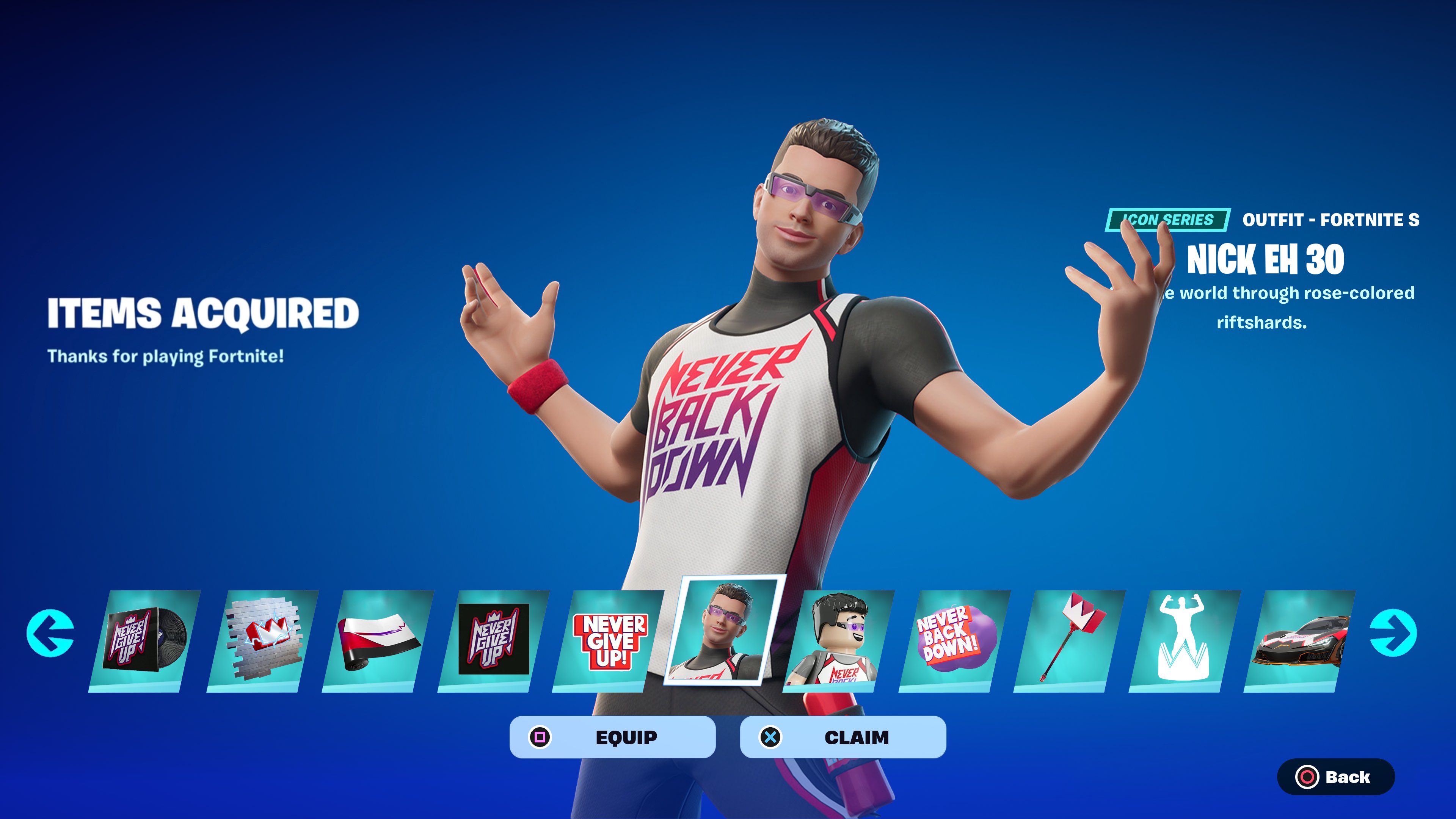 Fortnite Leaks 🕜 в X: „REMINDER: NICK EH 30 SKIN RELEASES 