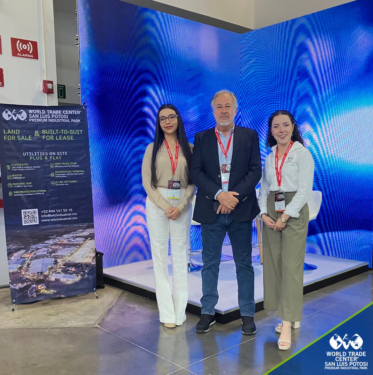 WTCIndSLP's tweet photo. Mexico's Nearshoring Auto Industry Summit 2024 

Attended the MEXICONOW Automotive event, where we had the opportunity to connect with industry peers with whom we can develop new business opportunities. 

#WTCIndustrialSLP #MexicoNow https://t.co/uQfcPEEZcl