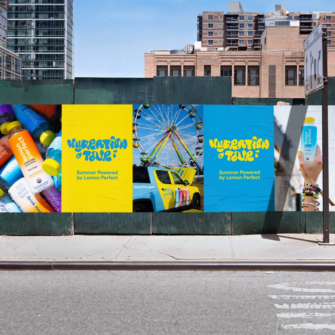 lemonperfect's tweet image. Painting the cities yellow and blue.💧Want to catch us IRL on our Hydration Tour? Check our Instagram Tour highlight weekly to see which cities we’ll be popping up in that weekend, and drop a comment below if you&apos;ve seen us riding through your town!