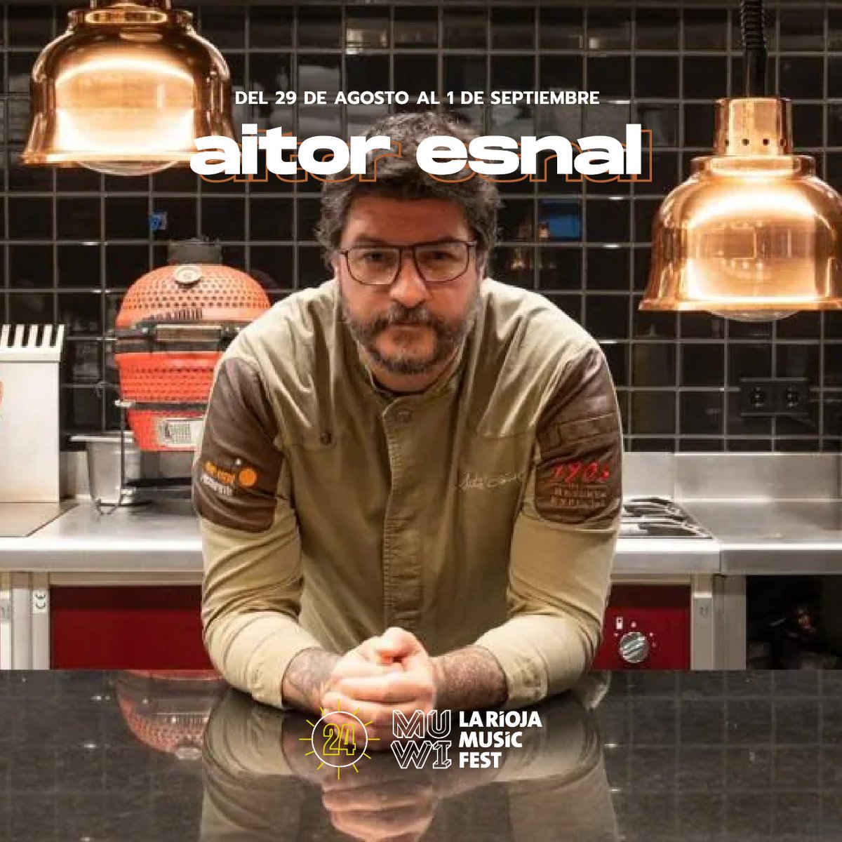 muwi_fest (@muwi_fest) on Twitter photo Cocina de raíces vascas con influencias asiáticas donde expresan una manera de cocinar muy personal gracias al chef <a href="/AitorEsnal/">Aitor Esnal</a> y la sumiller Beatriz Martínez.
🍽 Si reservas mesa durante #Muwi24 y enseñas tu pulsera, te obsequiarán con un detalle gastronómico. 😋 Cocina de raíces vascas con influencias asiáticas donde expresan una manera de cocinar muy personal gracias al chef <a href="/AitorEsnal/">Aitor Esnal</a> y la sumiller Beatriz Martínez.
🍽 Si reservas mesa durante #Muwi24 y enseñas tu pulsera, te obsequiarán con un detalle gastronómico. 😋