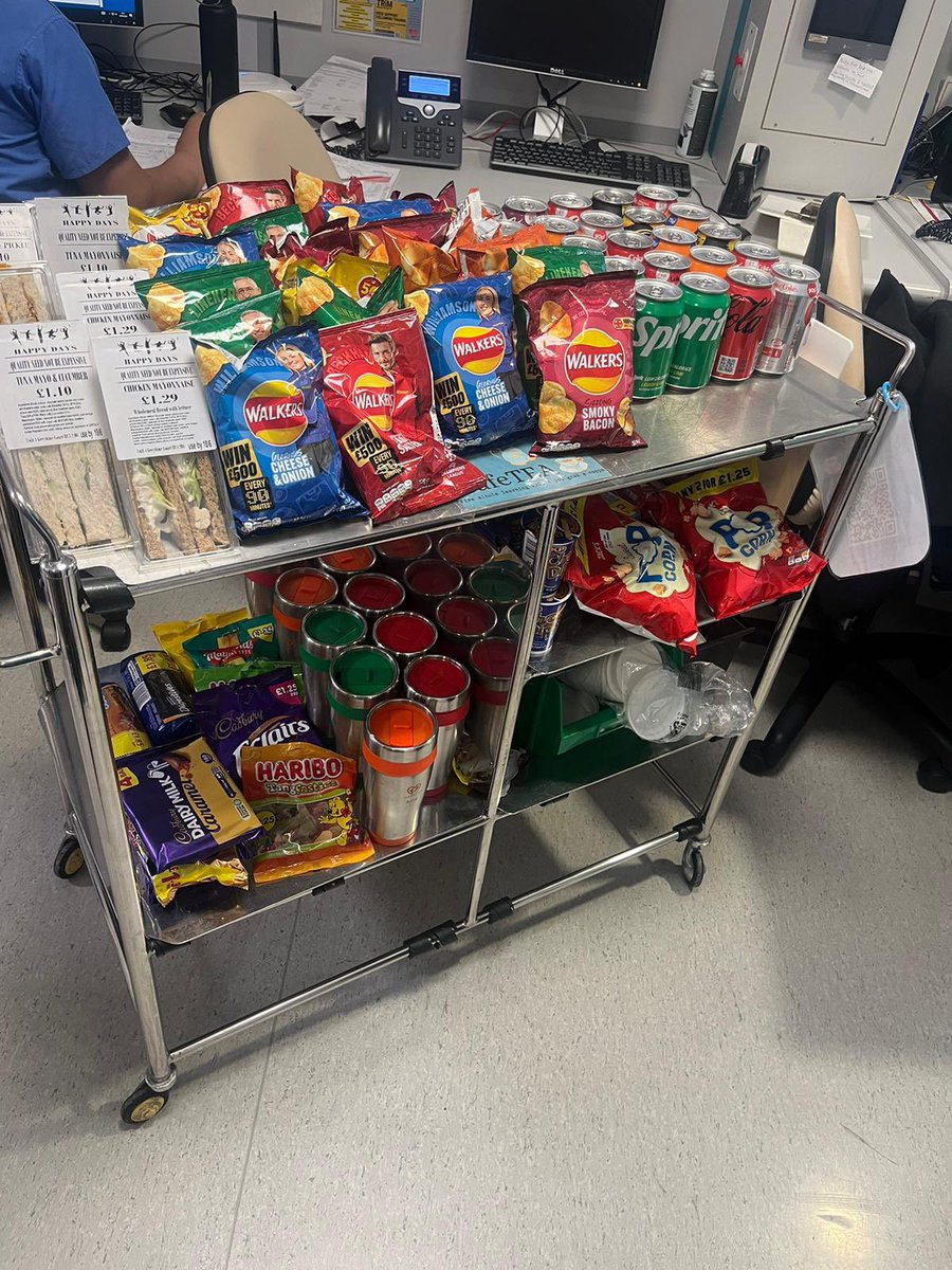 It’s been all hands on deck at #hullnicu the past few days but as ever #teamnicu demonstrate excellent teamwork across various specialities to provide the best care (fuelled and hydrated of course!)