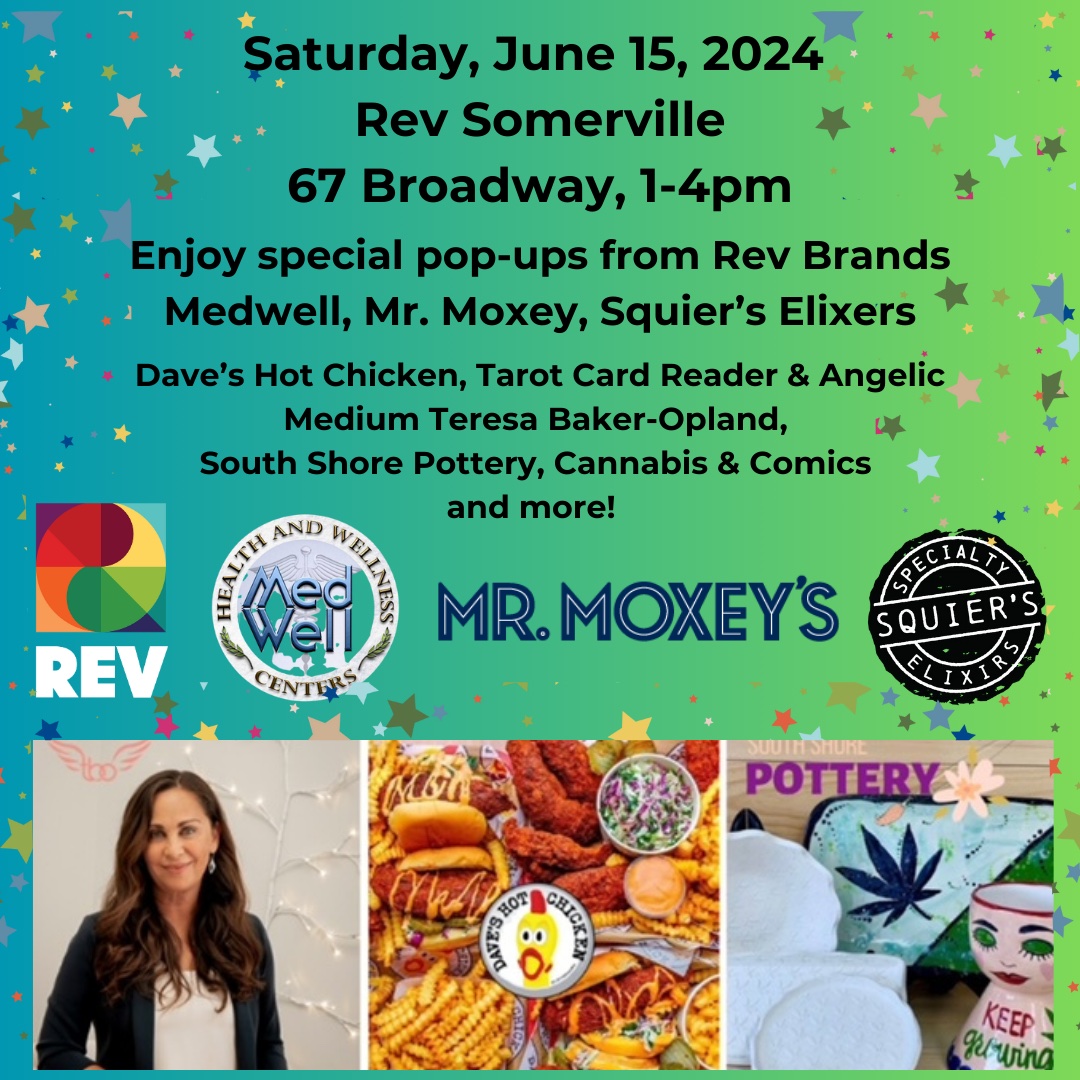 We can't wait to see you tomorrow! Rev will be celebrating the 1 year grand opening anniversary of our first recreational location in Somerville 😎 Come celebrate with us 🎉 Must be 21+