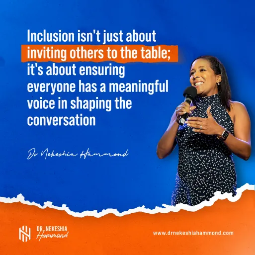 Dr_Hammond's tweet photo. Inclusivity is the most essential part of any workplace that helps build a productive work environment that increases success and growth.
#InclusivityForAll #InclusiveWorkplace #confidenceboost #DrNekeshiaHammond https://t.co/b2O8j86r1o