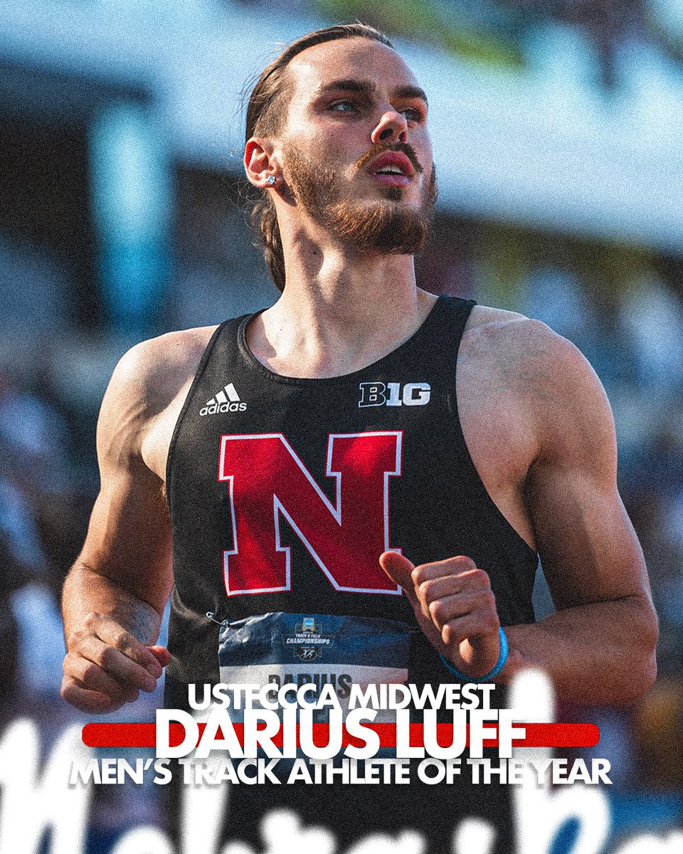 The Champ collects more accolades. 

Darius Luff - <a href="/USTFCCCA/">USTFCCCA</a> Midwest Men's Track Athlete of the Year