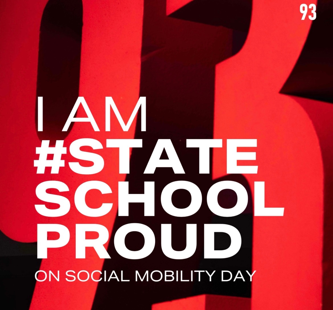 I am #stateschoolproud on social mobility day. My school was built as the largest comprehensive school in England. Designed for approx 3000. It was named in the bottom 10 state schools when I attended. I loved it. This inspired my career of making state schools world class.