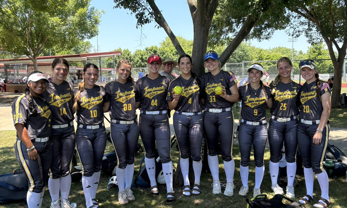 Bombers Bracket Update‼️
Big win this morning against D1Vision 16u Premier‼️
<a href="/NylaTreptau2025/">NylaTreptau2025</a>  with a 2R 💣💣<a href="/BethuneLilly/">Lilly Bethune</a> with a 3R 💣💣💣
Doubles for <a href="/ValentineAnna10/">Anna Valentine</a>, <a href="/Kenley_Vaughn25/">Kenley Vaughn</a>, <a href="/WarrickIsabelle/">Izzy Warrick</a> and <a href="/BethuneLilly/">Lilly Bethune</a>‼️#SEI2024

Back at it at 6:30
<a href="/ImpactGoldOrg/">Impact Gold Fastpitch</a> <a href="/jazzvesely/">Jazz Jackson-Vesely</a>