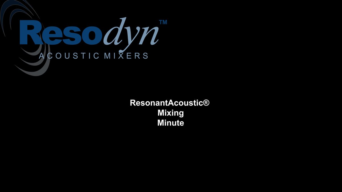 Resodyn Mixers tweet media