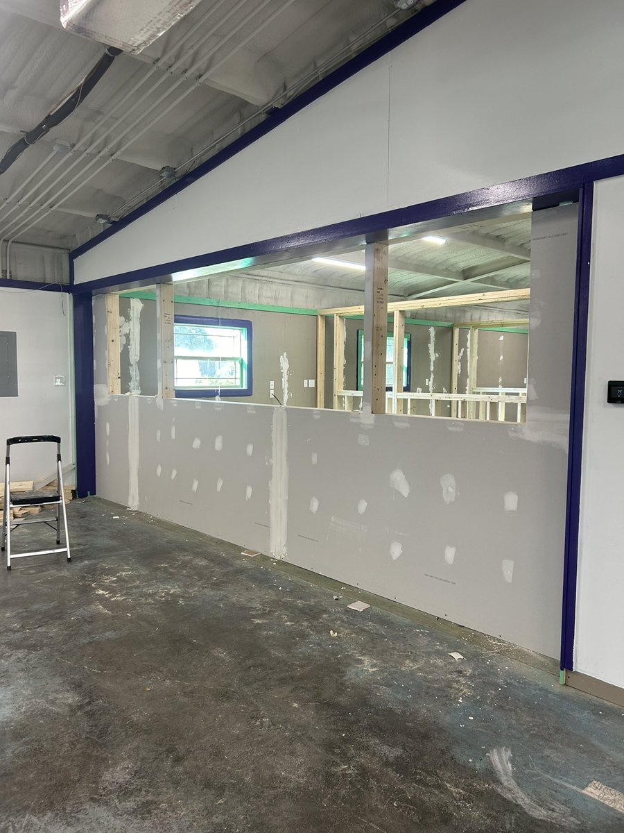 Expected to be finished by July 1st! We will have an opening ceremony and “barn warming” social. Stay tuned for details by signing up for our newsletter at TSUWrestling.org !