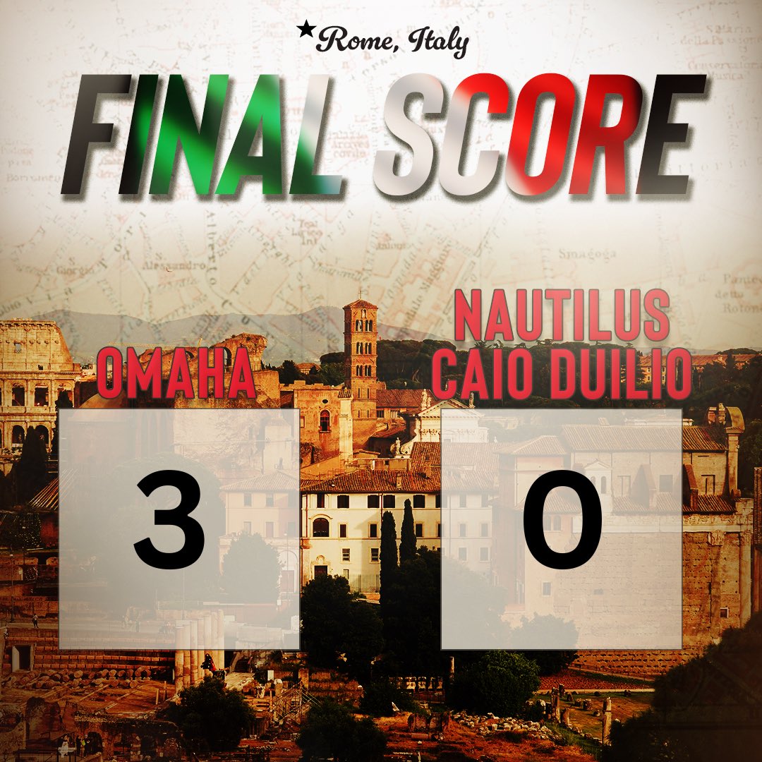 First game in Italy ✔️